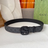 Gucci Classic Embossed Belt 40MM