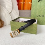 Gucci Fashion Square Buckle Belt 20MM