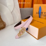 Louis Vuitton Fashion Versatile Belt 20MM