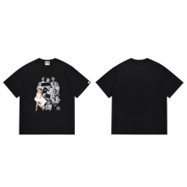 BAPE/A/Bathing Ape Marilyn Monroe Printed T-shirt Couple Casual Loose Short Sleeve