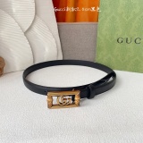 Gucci Fashion Square Buckle Belt 20MM