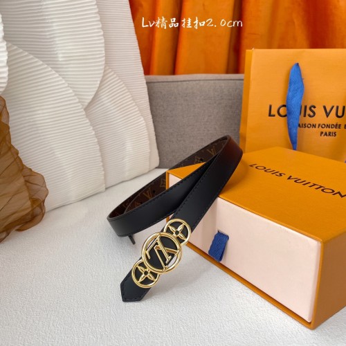 Louis Vuitton Fashion Versatile Belt 20MM