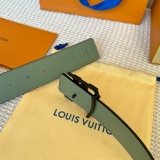 Louis Vuitton Fashion Camo Plaid Belt 40MM