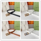 Gucci Fashion Square Buckle Belt 20MM