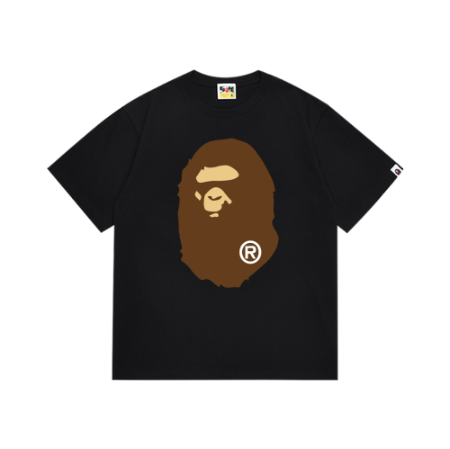 BAPE/A/Bathing Ape Classic Printed T-shirt Unisex Casual Short Sleeves
