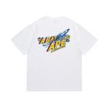 BAPE/A/Bathing Ape Moon Pattern Printed T-shirt Unisex Casual Cotton Short Sleeves