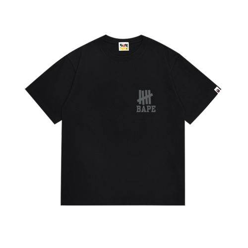 BAPE/A/Bathing Ape Fashion Printed Short sleeved Unisex Loose Casual T-shirt