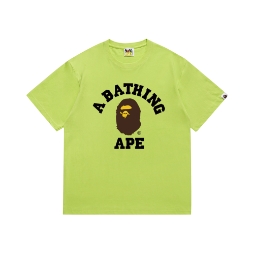 BAPE/A/Bathing Ape Classic Logo Print Short Sleeve Couple Loose Casual T-shirt