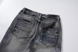 Amiri Men's Washed Retro Slim Jeans Casual Street Vintage Pants