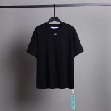 Off White Fashion Solid Classic T-shirt Unisex Casual Street Short Sleeve
