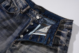 Amiri Men's Washed Retro Slim Jeans Casual Street Vintage Pants