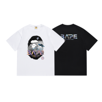BAPE/A/Bathing Ape High Street Print Short sleeved Unisex Casual Versatile T-shirt
