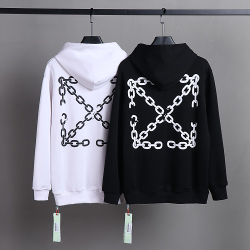 Off White Fashion Simple Hoodies Unisex Casual Sweatshirt Pullover