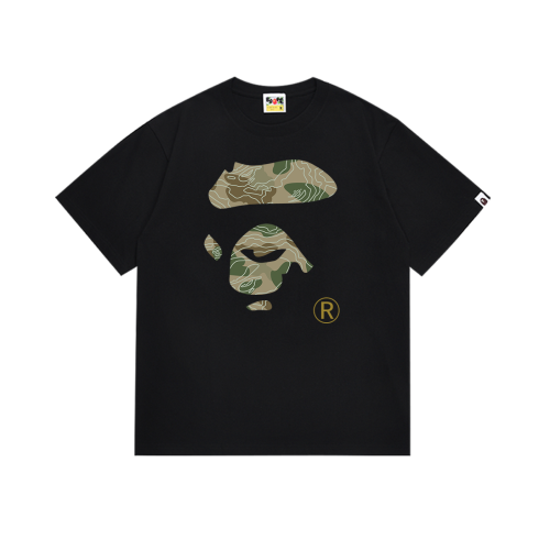BAPE/A/Bathing Ape High Street Camo Print Short sleeved Unisex Casual Versatile T-shirt