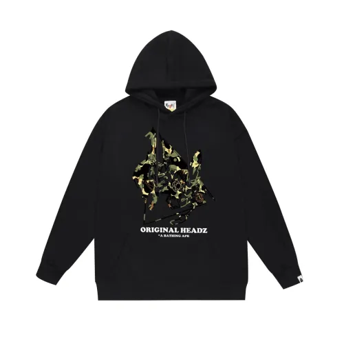 BAPE/A/Bathing Ape x UNKLE Logo Printed Hoodie Unisex Casual Loose Sweatshirt