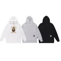 BAPE/A/Bathing Ape x OVO Letter Pattern Hoodie Unisex Loose Versatile Sweatshirt