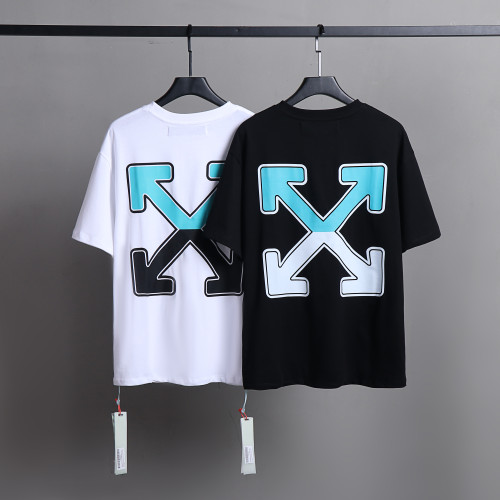 Off White Logo Short Sleeve Unisex Street Casual T-shirt