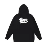 BAPE/A/Bathing Ape Round Letter Camo Printed Hoodie Unisex Loose Versatile Sweatshirt