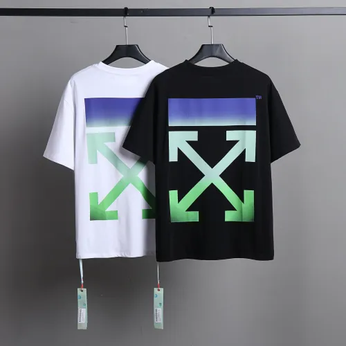 Off White Fashion Street Logo Short Sleeve Unisex Casual Loose T-shirt