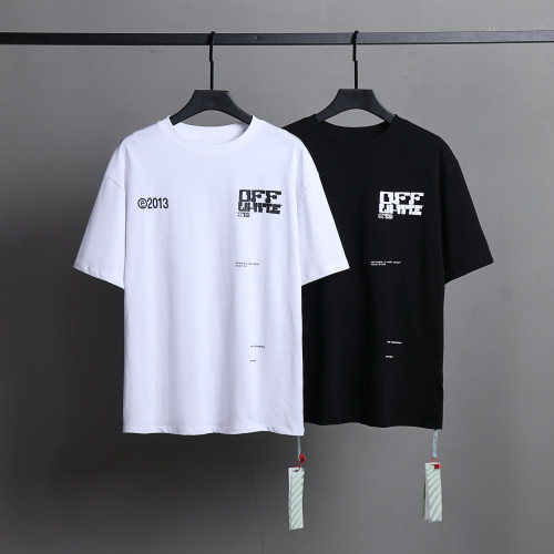 Off White Classic Logo Arrow Short Sleeve Unisex Casual Street T-shirt