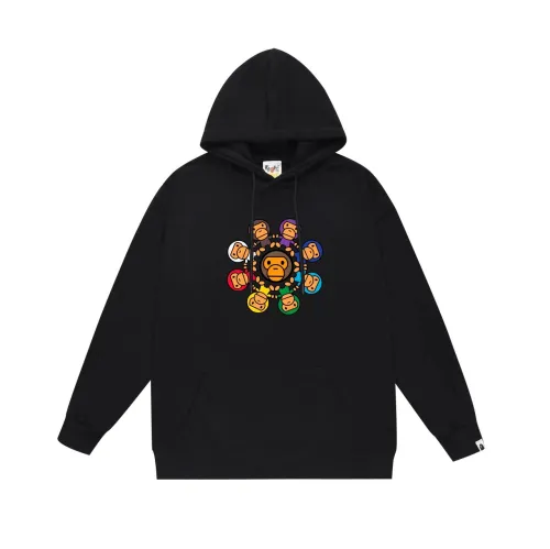 BAPE/A/Bathing Ape Milo Colorful Printed Hoodie Unisex Casual Loose Sweatshirt