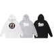 BAPE/A/Bathing Ape Round Letter Camo Printed Hoodie Unisex Loose Versatile Sweatshirt