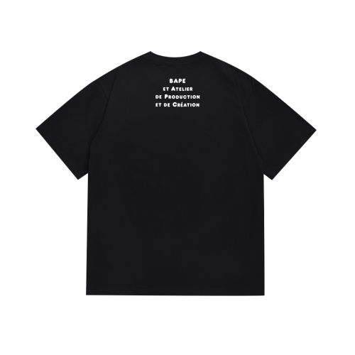 BAPE/A/Bathing Ape Fashion Cartoon Print Short Sleeve Unisex Casual T-shirt