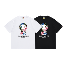 BAPE/A/Bathing Ape BABY MILO Fashion Printed Short sleeved Unisex Casual T-shirt