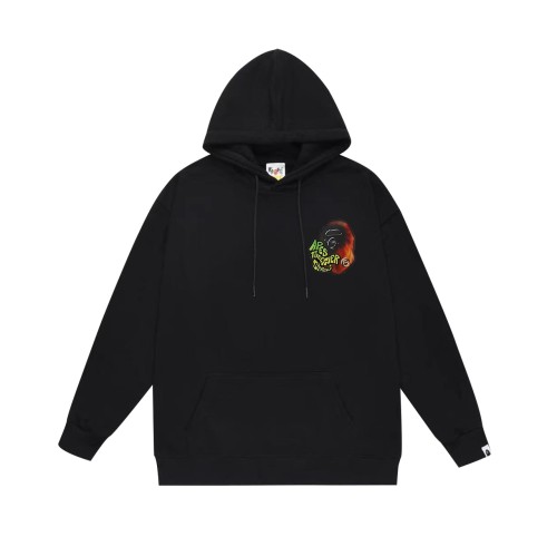 BAPE/A/Bathing Ape Letter Printed Hoodie Unisex Casual Loose Sweatshirt