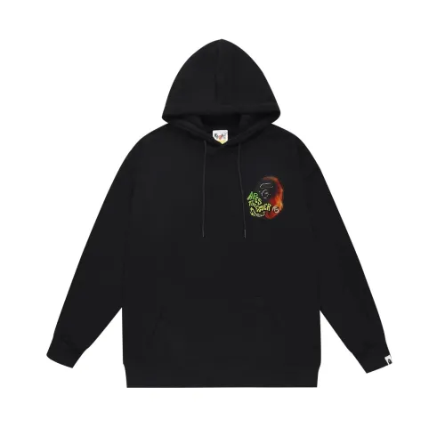 BAPE/A/Bathing Ape Letter Printed Hoodie Unisex Casual Loose Sweatshirt