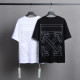 Off White Fashion Solid Tee Unisex Casual Street Cotton Short Sleeve