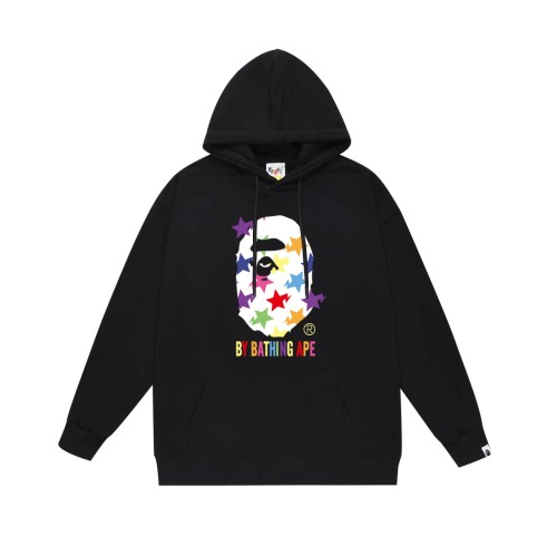 BAPE/A/Bathing Ape Colorful Star Print Hoodie Couple Oversize Sweatshirt