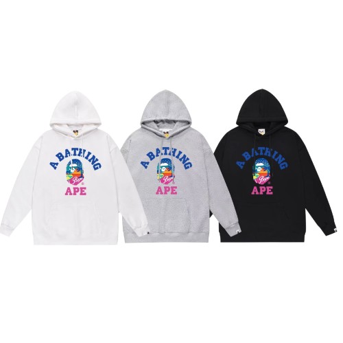 BAPE/A/Bathing Ape Letter Printed Hoodie Unisex Casual Sweatshirt