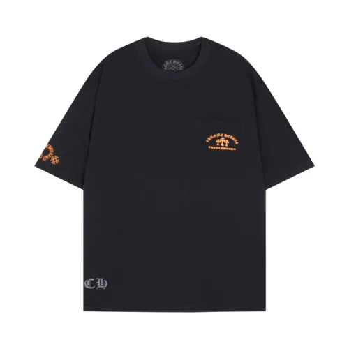 Chrome Hearts Cross Sanskrit Printed Short Sleeve Unisex Casual Loose T-shirt
