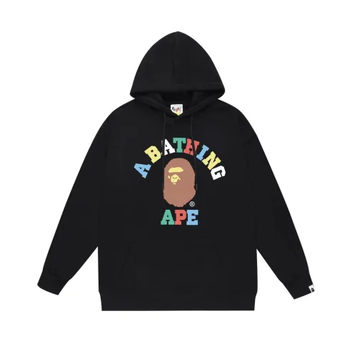 BAPE/A/Bathing Ape Colorful Letter Printed Hoodie Unisex Casual Sweatshirt