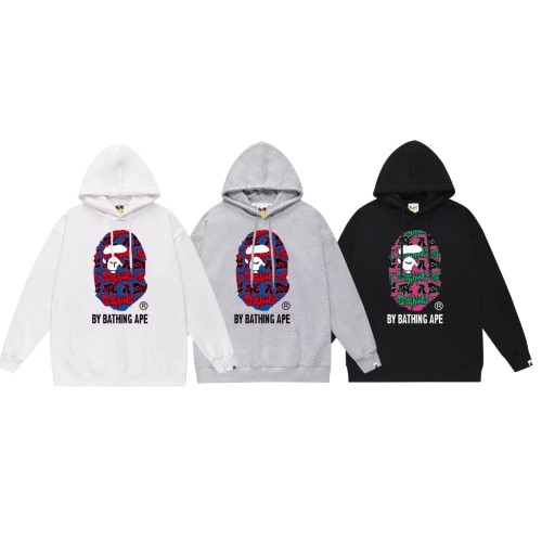 BAPE/A/Bathing Ape Camo Ape Head Printed Hoodie Unisex Casual Sweatshirt