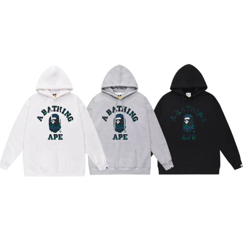 BAPE/A/Bathing Ape Letter Printed Hoodie Unisex Casual Sweatshirt