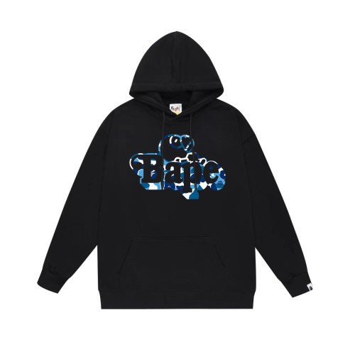 BAPE/A/Bathing Ape Camo Cartoon BABY MILO Printed Hoodie Unisex Casual Sweatshirt