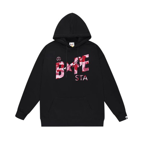 BAPE/A/Bathing Ape Camo Star Letter Printed Hoodie Unisex Casual Sweatshirt