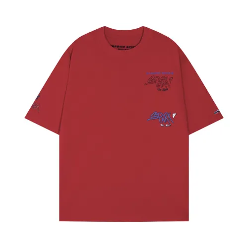 Chrome Hearts Sick Heart Graffiti Short Sleeve Unisex High Street Casual T-shirt