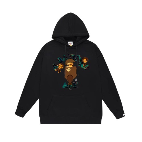 BAPE/A/Bathing Ape BABY MILO Letter Printed Hoodie Unisex Casual Sweatshirt