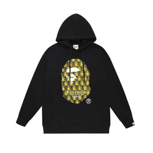 BAPE/A/Bathing Ape Bikachu Printed Hoodie Unise Casual Sweatshirt