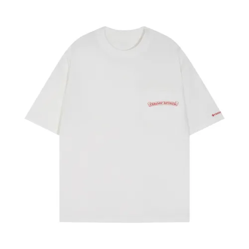 Chrome Hearts Classic Horseshoe Sanskrit Printed Short Sleeve Unisex Casual Loose T-shirt