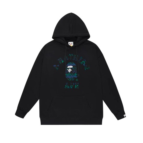 BAPE/A/Bathing Ape Letter Printed Hoodie Unisex Casual Sweatshirt
