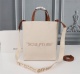 Off White Vintage Bucket Bag Classic Fashion Apricot Handbag Bag Size27*30*11.5CM