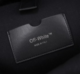 Off White Fashion Classic Stripe Logo Backpack Size:31*13*47.5CM