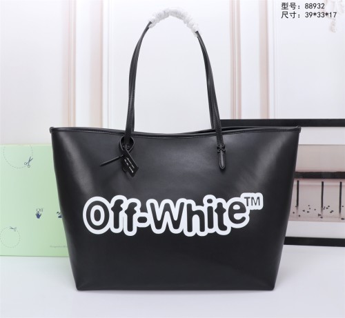 Off White New Style Cowhide Shopping Bag Large Handbag