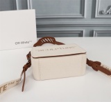 Off White Vintage Canvas Bag Classic Fashion Shoulder Bag Size18*15*5CM