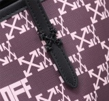 Off White Fashion Handbag Large Capacity Leather Shopping Bag