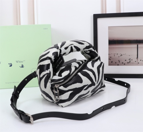 Off White New Leopard Print Crossbody Bag Sizes:27*12*14CM